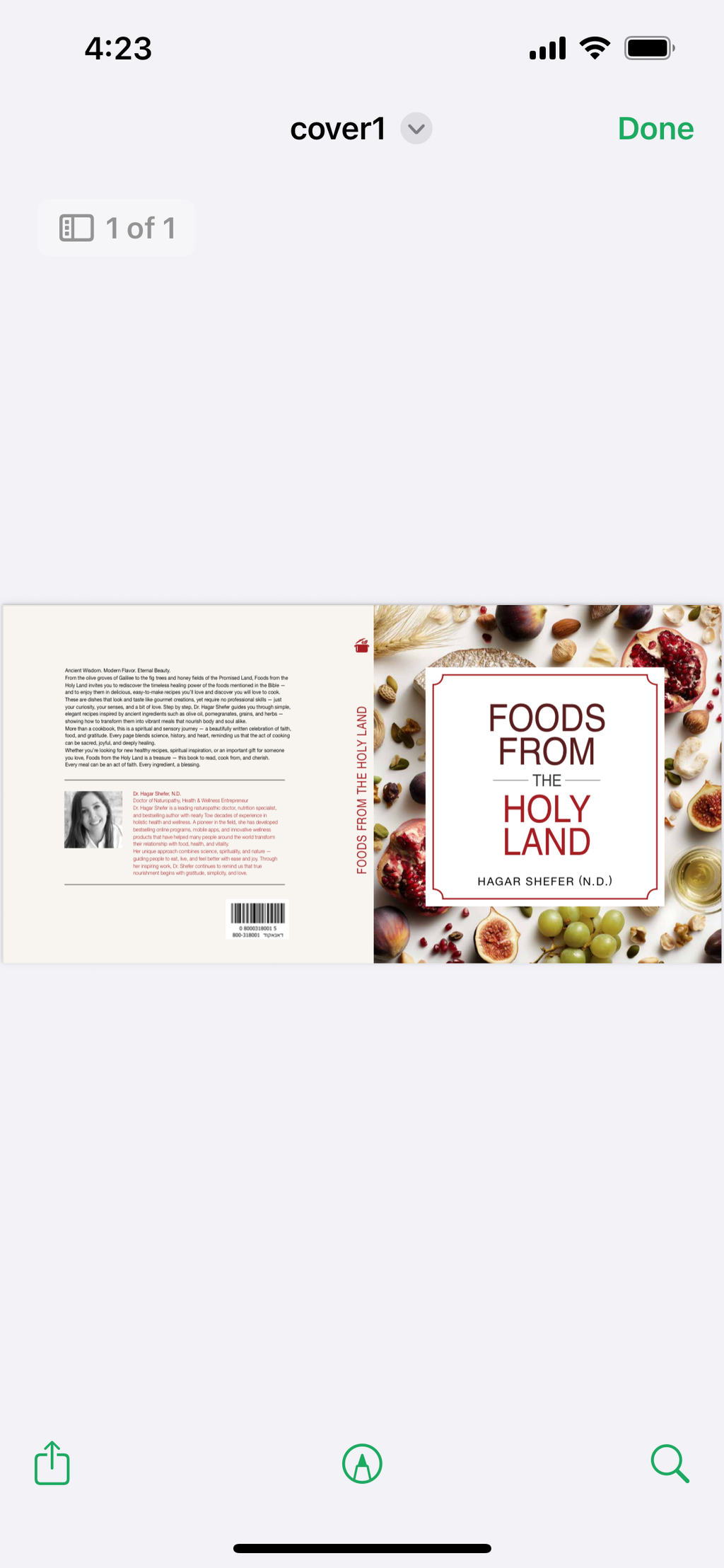 BOOK - FOODS FROM THE HOLY LAND